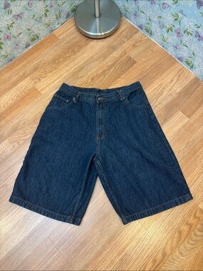 Joker dark blue denim Bermuda shorts. Size 36.
